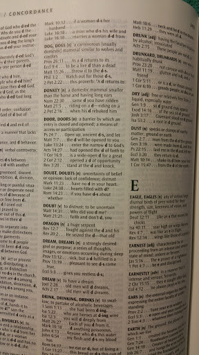 Dictionary / Concordance example on page 2473