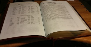 Hebrew-Greek Key Word Study Bible Genuine lays very flat