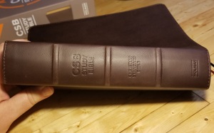 CSB Study Bible spine view